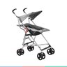Carrinho De Bebê Passeio Guarda Chuva Pocket Plus Cinza De 6 Meses a 15Kg Multikids - 7