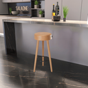 Ver imagem 3 de Banquetas Estofadas Altas Londres – Estilo Moderno para Cozinha, Área Gourmet e Balcão - Salaone:ama