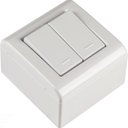 Ver imagem 2 de Caixa de Sobrepor com 2 Interruptores Simples 10 A 250 V Tramontina LizFlex Branca Tramontina