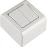 Caixa de Sobrepor com 2 Interruptores Simples 10 A 250 V Tramontina LizFlex Branca Tramontina - 2