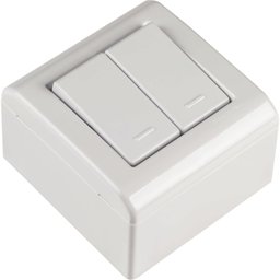 Caixa de Sobrepor com 2 Interruptores Simples 10 A 250 V Tramontina LizFlex Branca Tramontina - 5