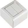 Caixa de Sobrepor com 2 Interruptores Simples 10 A 250 V Tramontina LizFlex Branca Tramontina - 5