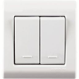 Caixa de Sobrepor com 2 Interruptores Simples 10 A 250 V Tramontina LizFlex Branca Tramontina - 6