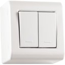 Ver imagem 1 de Caixa de Sobrepor com 2 Interruptores Simples 10 A 250 V Tramontina LizFlex Branca Tramontina