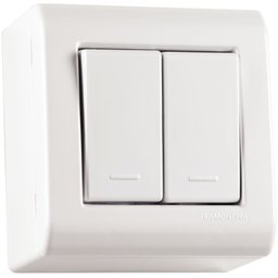 Caixa de Sobrepor com 2 Interruptores Simples 10 A 250 V Tramontina LizFlex Branca Tramontina - 7