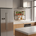 Ver imagem 2 de Prateleira Industrial Suporte Retangular Aba Meio 30x60cm