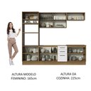 Ver imagem 6 de Cozinha Completa 270001 com Armário e Balcão Rustic/branco