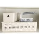 Ver imagem 4 de Kit 8 Cestos Organizadores 3L Flow Bege 27x12x9cm Lavanderia