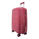 Ver imagem 3 de Kit Conjunto 2 Malas Rígidas de Polipropileno 360° com Tsa - Gladiador P2pm Cor:cereja
