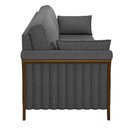 Ver imagem 7 de Sofá Decorativo 3 Lugares 222cm Market Linho Chumbo - Gran Belo