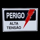 Ver imagem 3 de Kit Combo 10 Placa de Sinalização Perigo Alta Tensão 20 X 30
