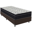 Ver imagem 1 de Cama Box e Colchão Airtech 150 Espuma D45 Solteiro Ortobom: Marrom