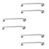 Alça de Apoio Barra Inox 60cm Kit 6 Unidades Segurança Acessibilidade Idoso Gestante Cadeirante Banh - 1
