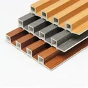 Ver imagem 3 de Painel Ripado Interno de Composto Plástico e Madeira Wpc 032szw Cor Castanho