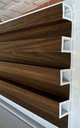 Ver imagem 2 de Painel Ripado Interno de Composto Plástico e Madeira Wpc 032szw Cor Castanho