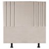 Cabeceira Cama Box Solteiro Estofada Grécia 90cm Suede:bege - 1