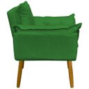 Ver imagem 2 de Kit 2 Poltronas Decorativas Reforçada para Sala Alice para Recepção Manicure Escritório Suede