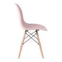 Ver imagem 3 de Cadeira Eames Pés de Madeira Rosa - Escritório