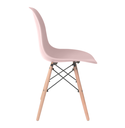 Ver imagem 3 de Cadeira Eames Pés de Madeira Rosa - Escritório