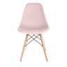 Cadeira Eames Pés de Madeira Rosa - 2