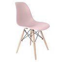 Ver imagem 1 de Cadeira Eames Pés de Madeira Rosa - Escritório