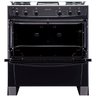 Fogão Mônaco Plus 5 Bocas Atlas - Mesa Inox - Bivolt - Acendimento Automático - Mega Chama - Preto - 3
