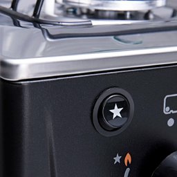 Fogão Mônaco Plus 5 Bocas Atlas - Mesa Inox - Bivolt - Acendimento Automático - Mega Chama - Preto - 6