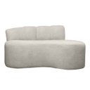 Ver imagem 3 de Kit Sofá Orgânico Plaza 2 Lugares 145cm e 1 Poltrona Linho Bouclê Bege Sofa Store