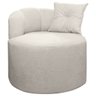 Kit Sofá Orgânico Plaza 2 Lugares 145cm e 1 Poltrona Linho Bouclê Bege Sofa Store - 6