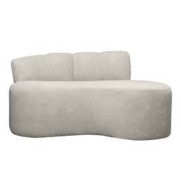 Kit Sofá Orgânico Plaza 2 Lugares 145cm e 1 Poltrona Linho Bouclê Bege Sofa Store - 3