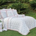 Ver imagem 1 de Kit Cobre Leito Rivieri Casal Queen 5 Peças Percal 400 Fios 100% Algodão - Branco