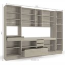 Ver imagem 2 de Cozinha Completa Planejada 3,20mt 08 Peças Linha Maxxi Cb366 Kappesberg- Nogal