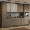 Cozinha Completa Planejada 3,20mt 08 Peças Linha Maxxi Cb366 Kappesberg- Nogal - 1