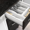 Ver imagem 6 de Balcão de Cozinha Itatiaia Aço 3 Portas 2 Gavetas Com Tampo New Premium Branco Neve