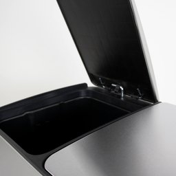Lixeira Seletiva Dupla Inox Office Healer Premium 2 divisórias de 30L - 8