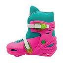 Ver mais imagens de Patins Ajustável 4 Rodas 2 em 1 e Acessórios Fenix - Rosa/Azul (34-37)