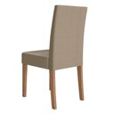 Ver imagem 3 de Kit 2 Cadeiras de Jantar Josi Suede Base Carvalho - Pallazio Cor:Bege