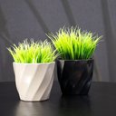 Ver imagem 4 de Vaso Torcido Decorativo Preto 8,5x9,5 cm - D’Rossi