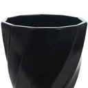 Ver imagem 6 de Vaso Torcido Decorativo Preto 8,5x9,5 cm - D’Rossi