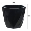 Ver imagem 7 de Vaso Torcido Decorativo Preto 8,5x9,5 cm - D’Rossi