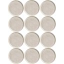 Ver imagem 1 de Kit 12 Pratos Rasos Bio Latte 27cm Cerâmica Stoneware Off White Mesa Posta