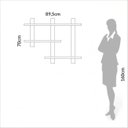 Ver imagem 2 de Estante Suspensa Estilo Industrial 90cm Móvel na Caixa