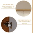 Ver imagem 5 de Paneleiro Celeste 2 Portas 100% Mdf Cinamomo/platina - Mgm Móveis