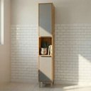 Ver imagem 1 de Paneleiro Celeste 2 Portas 100% Mdf Cinamomo/platina - Mgm Móveis