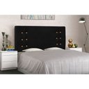 Ver imagem 3 de Cabeceira King 1,95m Genova Suede - Pallazio - Preto