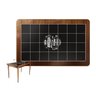 Mesa Retangular para Varanda Gourmet em Madeira e 28 Azulejos com 4 Cadeiras de Madeira - Familia e - 2