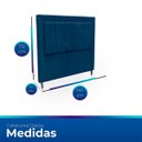 Ver imagem 6 de Cabeceira Estofada para Cama de Casal 140 Grecia Suede