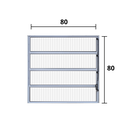 Ver imagem 2 de Vitro Basculante Alumínio Branco 80 (a) X 80 (l) - Hale