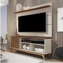 Ver imagem 1 de Rack Malbec com Painel Vivare 1.36 Off White/Freijó