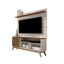 Ver imagem 2 de Rack Malbec com Painel Vivare 1.36 Off White/Freijó